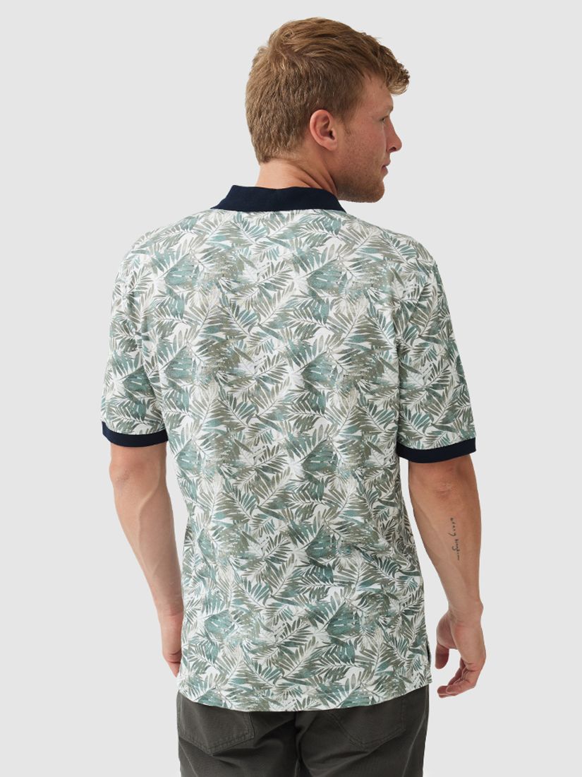Rodd & Gunn Arundel Short Sleeve Cotton Polo Shirt, Fern, XL