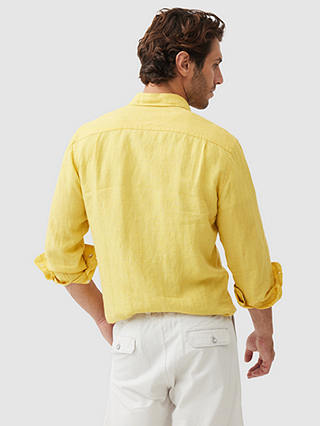 Rodd & Gunn Coromandel Long Sleeve Slim Fit Shirt, Canary