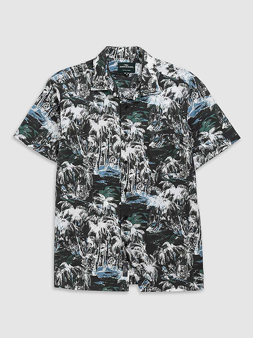 Buy Rodd & Gunn Dakota Street Soft Cotton Regular Fit Short Sleeve Shirt, Twilight Online at johnlewis.com