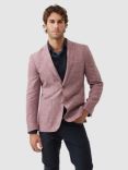 Rodd & Gunn Cascades Slim Fit Wool & Linen Blend Blazer, Rose