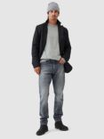 Rodd & Gunn Curio Straight Fit Mid Rise Italian Denim Jean, Ash