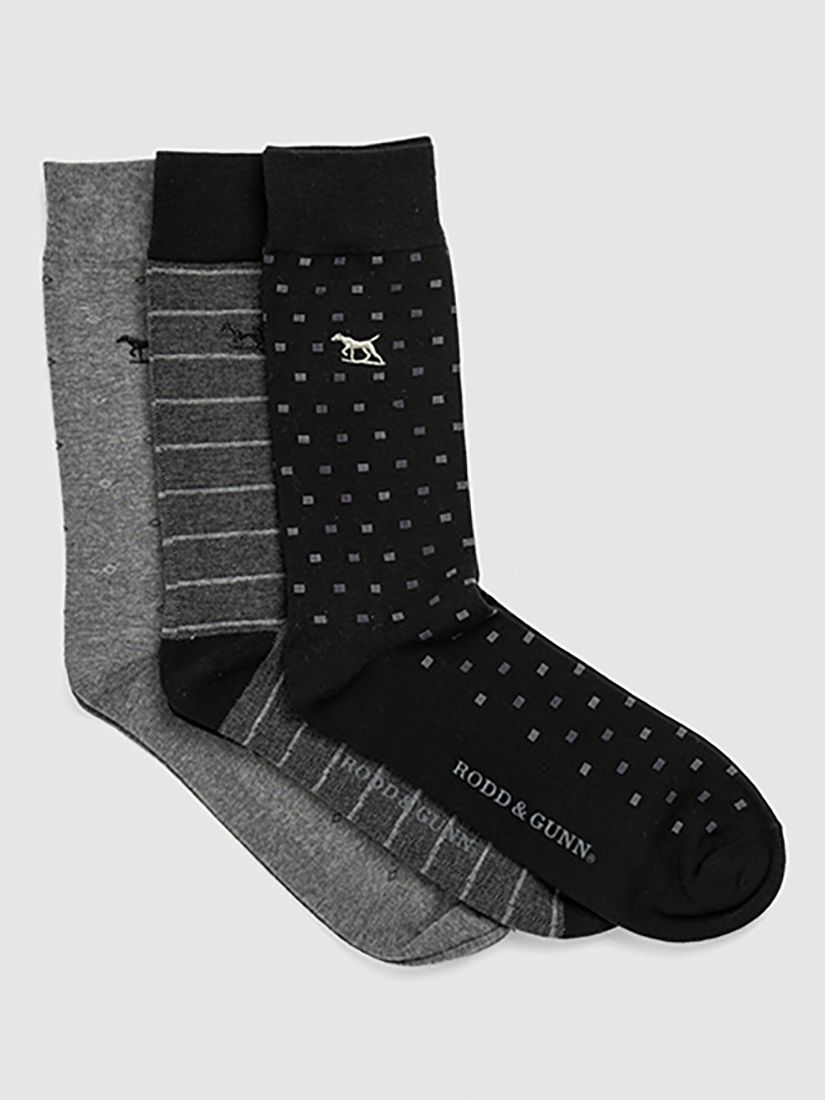 Buy Rodd & Gunn Seafcliff Socks, Pack of 3 Online at johnlewis.com