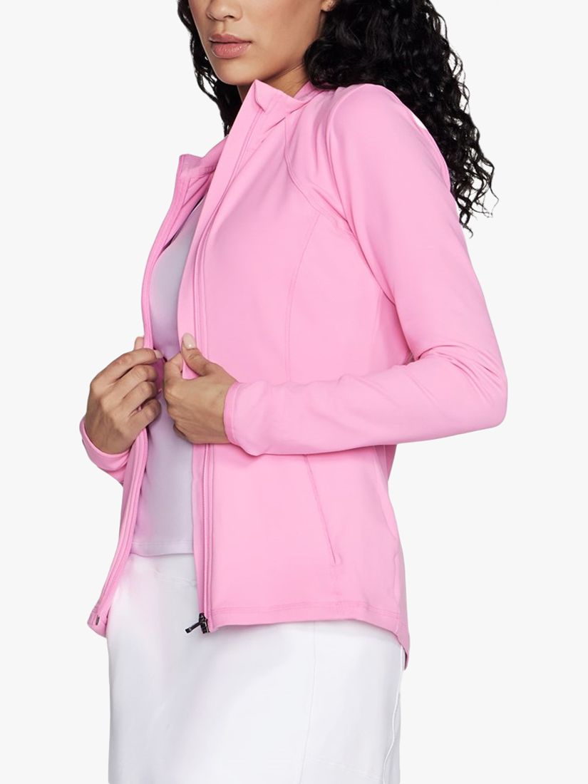 Buy Skechers Go Walk Wear Mesh Jacket, Hot Pink/White Online at johnlewis.com