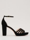 Phase Eight Platform Heel Sandals, Black