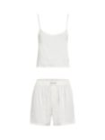 Calvin Klein Cami & Shorts Pyjama Set, White, White