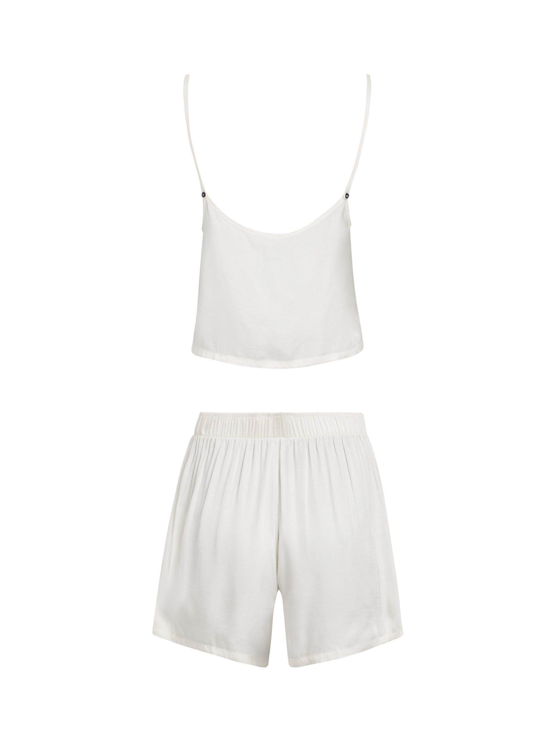 Buy Calvin Klein Cami & Shorts Pyjama Set, White Online at johnlewis.com