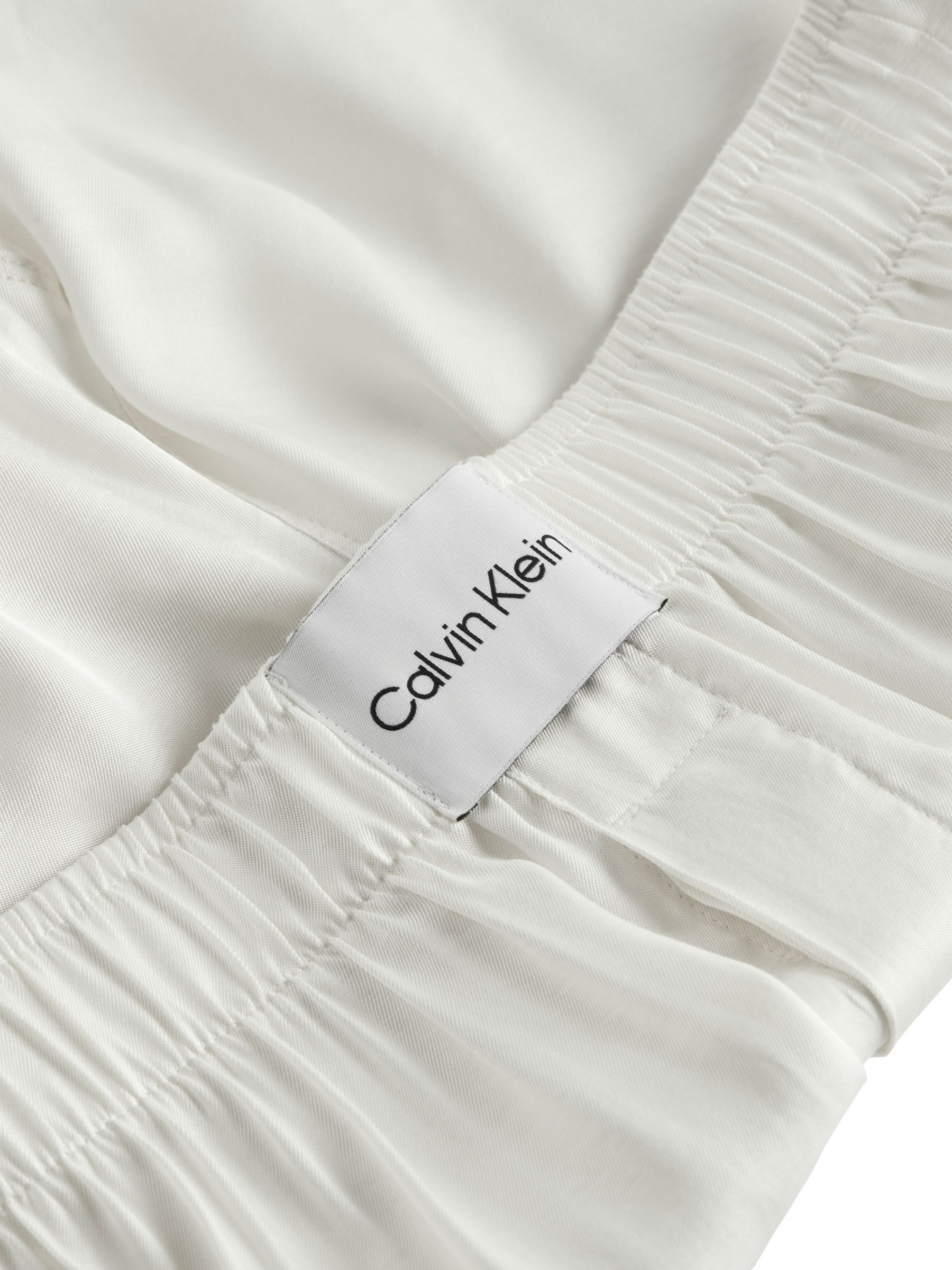 Buy Calvin Klein Cami & Shorts Pyjama Set, White Online at johnlewis.com