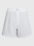 Calvin Klein Boxer Slim Lounge Shorts, White, White