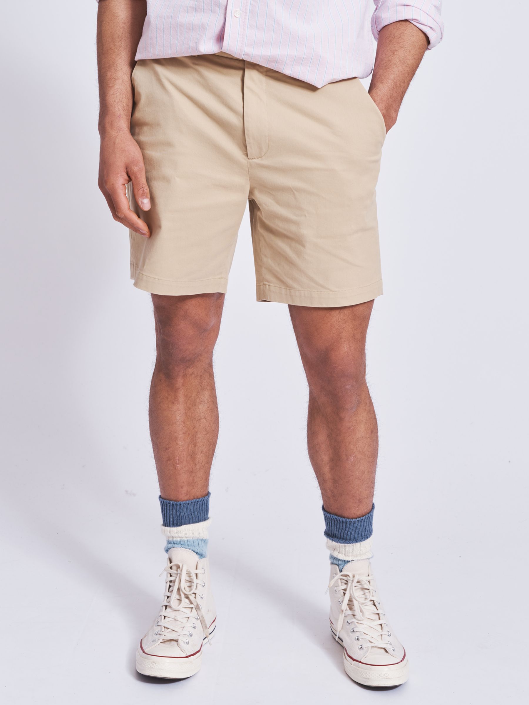 Aubin Stirtloe Chino Shorts, Sand, 30R