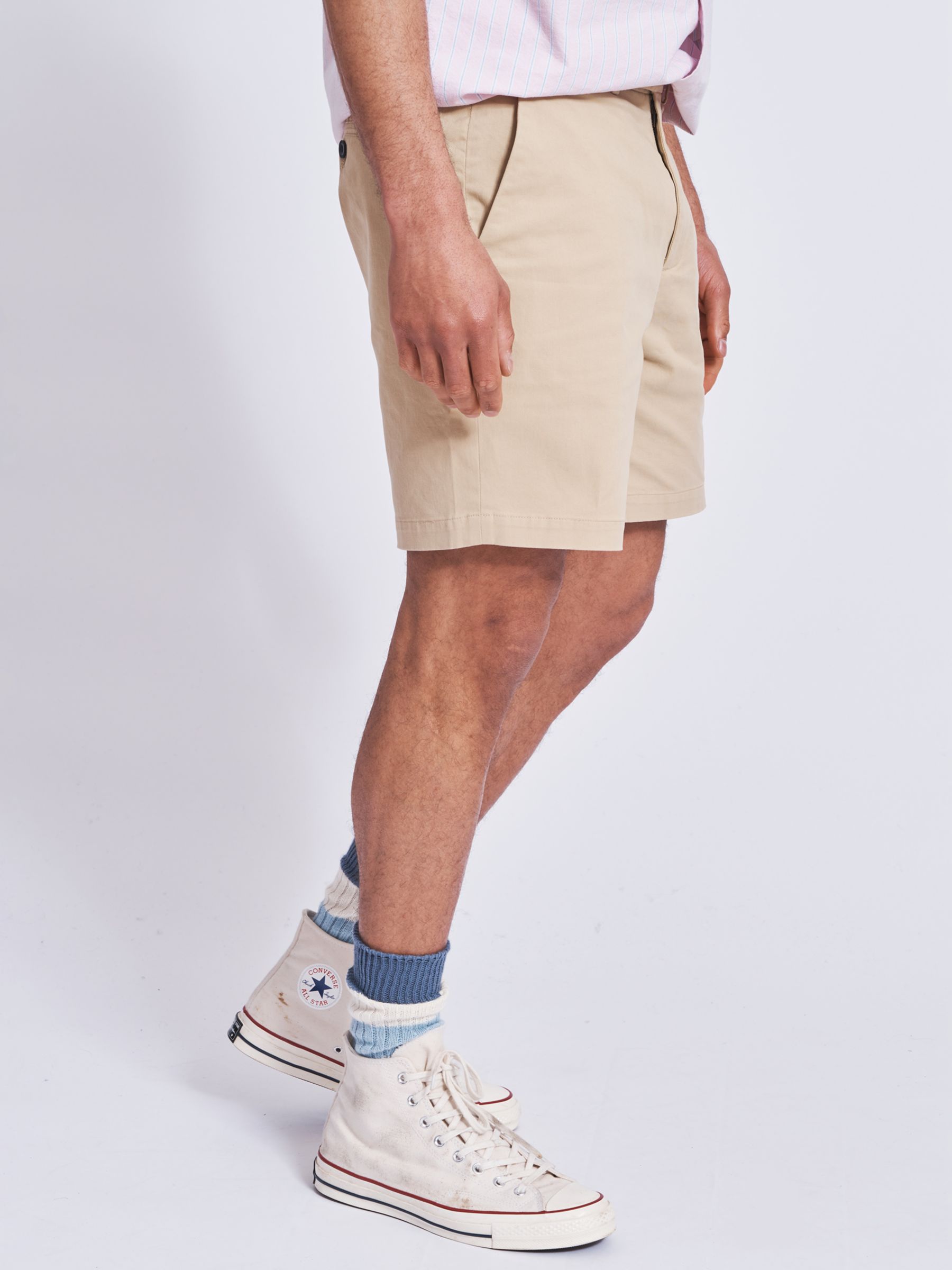 Aubin Stirtloe Chino Shorts, Sand, 30R