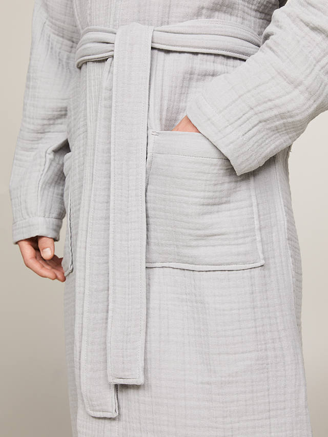 Tommy Hilfiger Woven Robe, Antique Silver