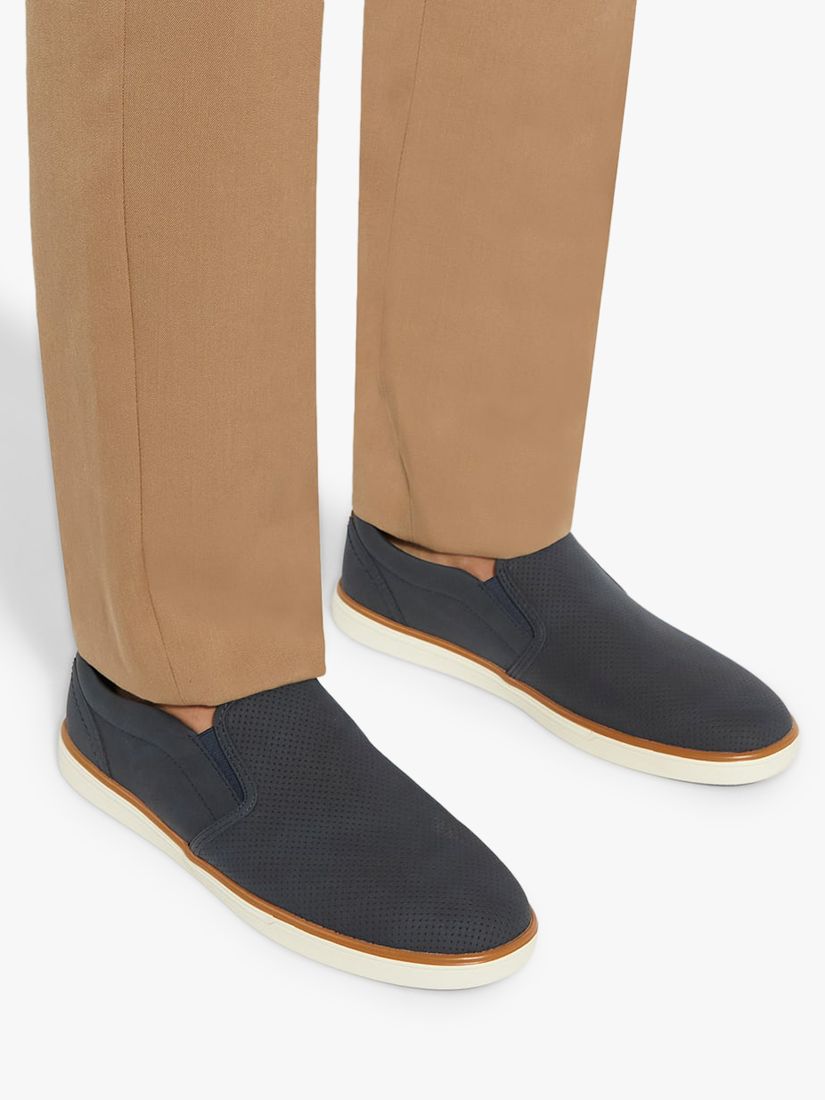 Buy Dune Totals Perforated Slip On Trainers Online at johnlewis.com