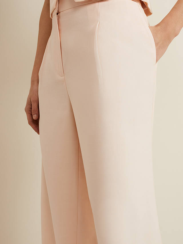 Phase Eight Bianca Wide Leg Trousers, Coral