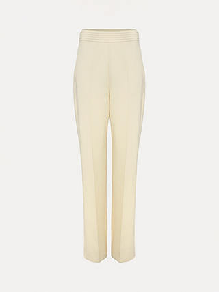 Phase Eight Alexis Pleat Waistband Trousers, Yellow