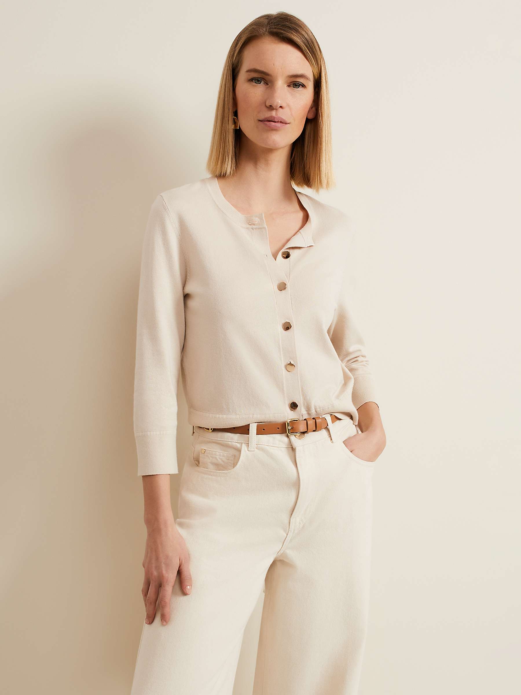 Buy Phase Eight Robin Button Through Cardigan Online at johnlewis.com