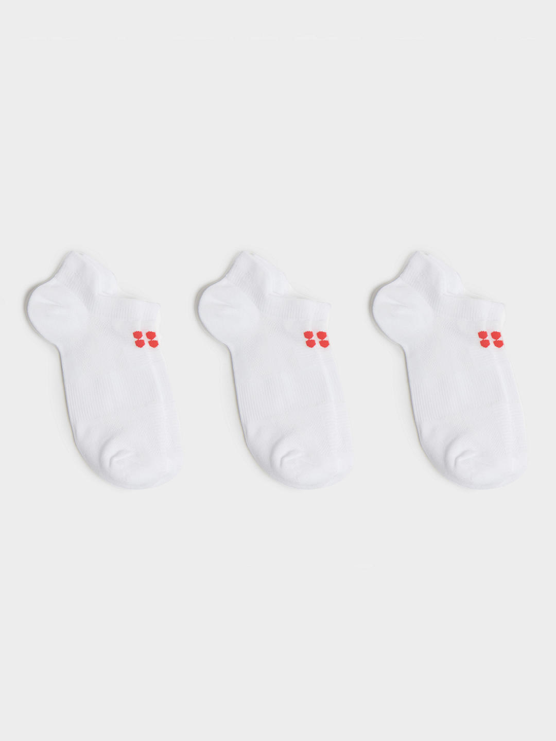 Sweaty Betty Lightweight Trainer Socks, Pack of 3, White