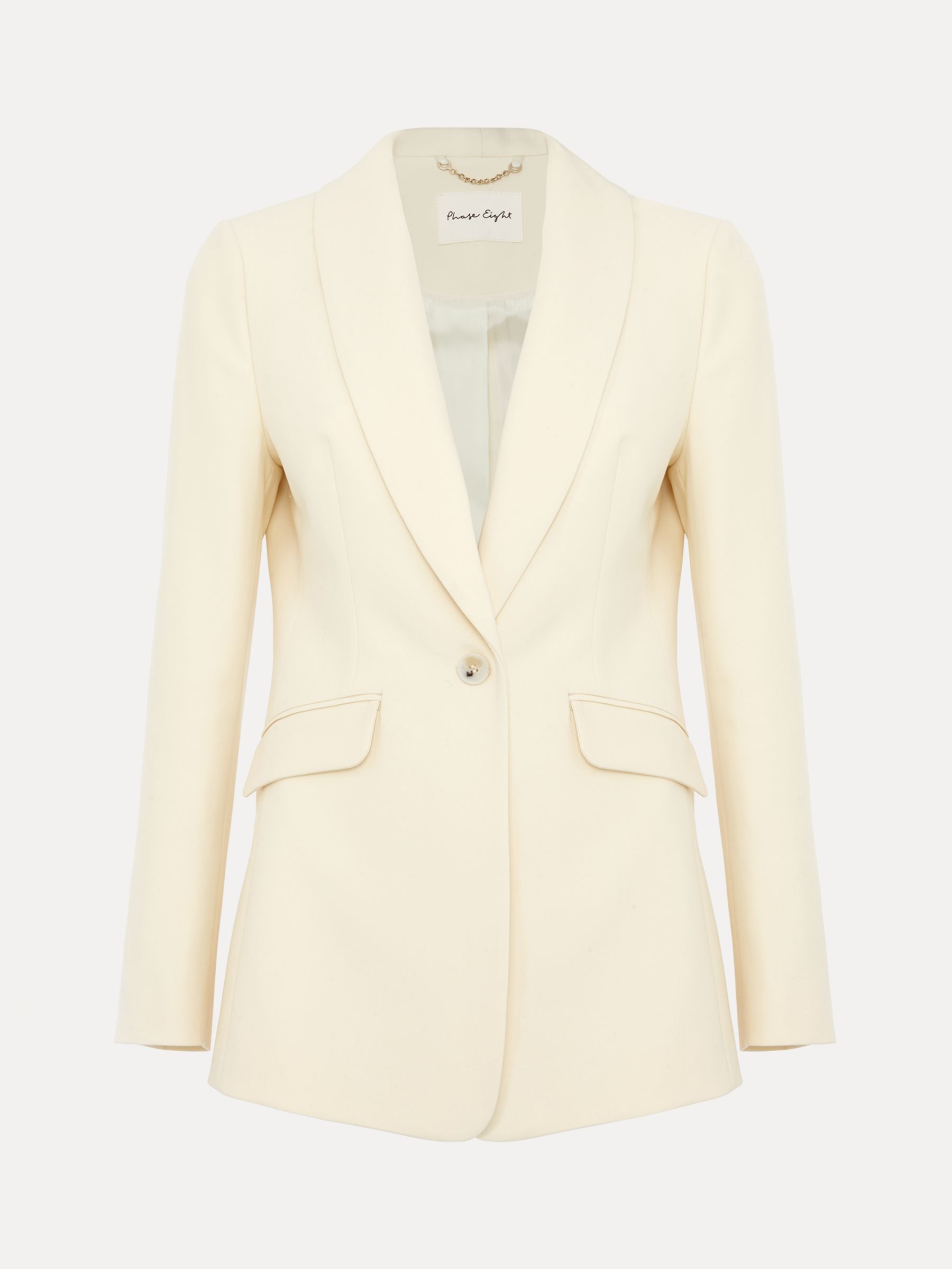 Buy Phase Eight Alexis Shawl Collar Suit Jacket, Yellow Online at johnlewis.com