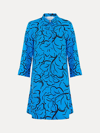 Phase Eight Marina Leaf Tunic Dress, Blue