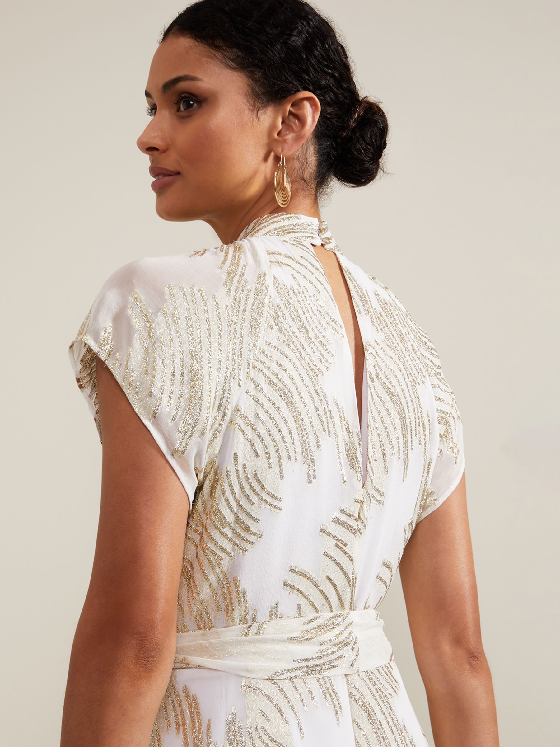 Buy Phase Eight Kerena Shimmer Maxi Dress, Multi Online at johnlewis.com