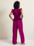 Phase Eight Ayla Ruffle Wrap Jumpsuit, Magenta