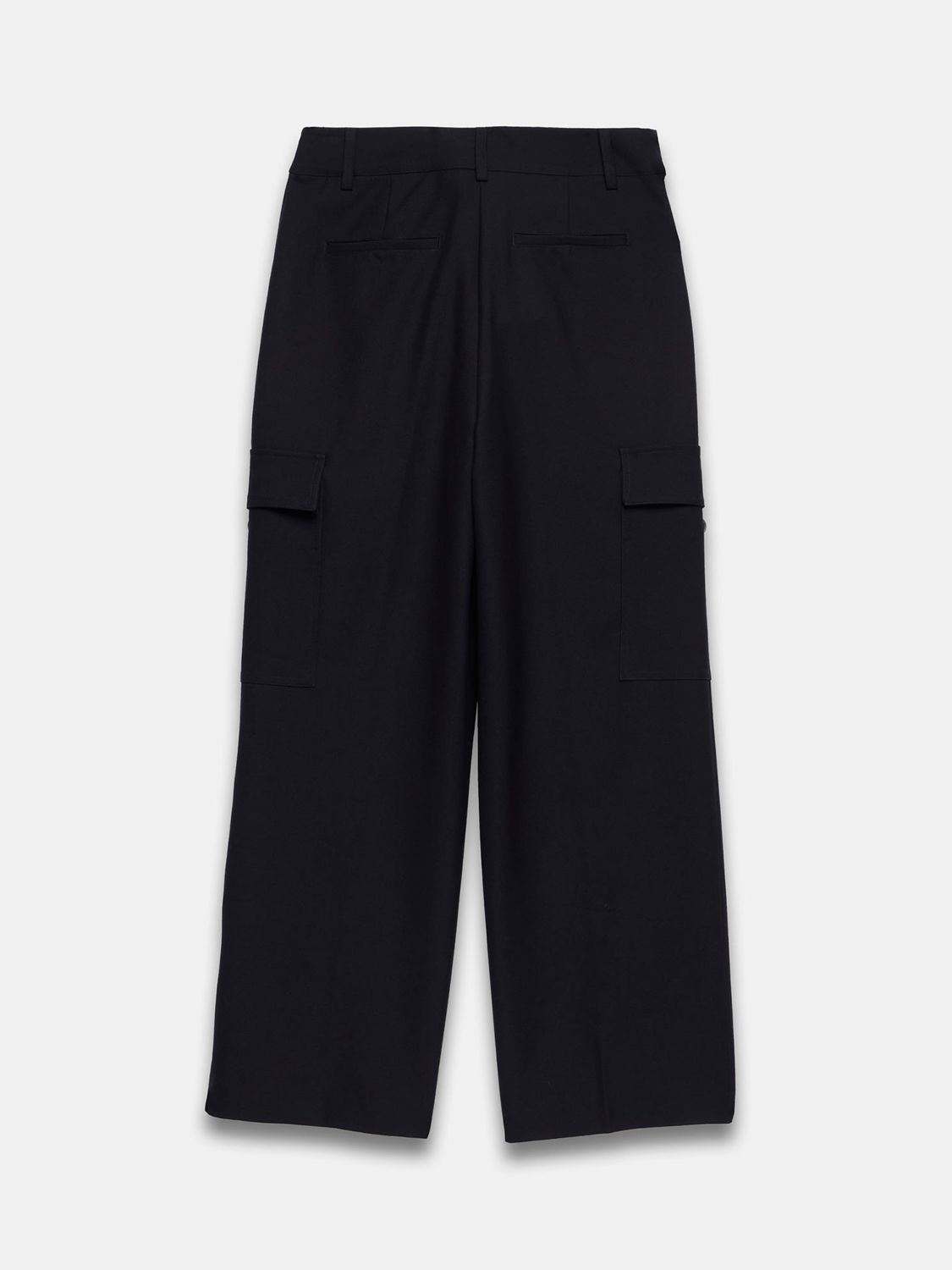 Mint Velvet Tailored Cargo Trousers, Navy, XS Regular
