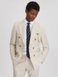 Reiss Belmont Wool Blend Suit Jacket, Stone