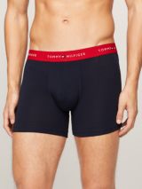 Calvin Klein Cotton Stretch Boxer Brief, Pack of 3, Black/Blue  Shadow/Cobalt Water at John Lewis & Partners