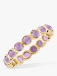 Auree Ortigia Amethyst Band Ring, Purple/Gold