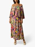 Raishma Adela Floral Off The Shoulder Maxi Dress