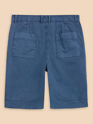 White Stuff Hayley Chino Shorts, Mid Blue