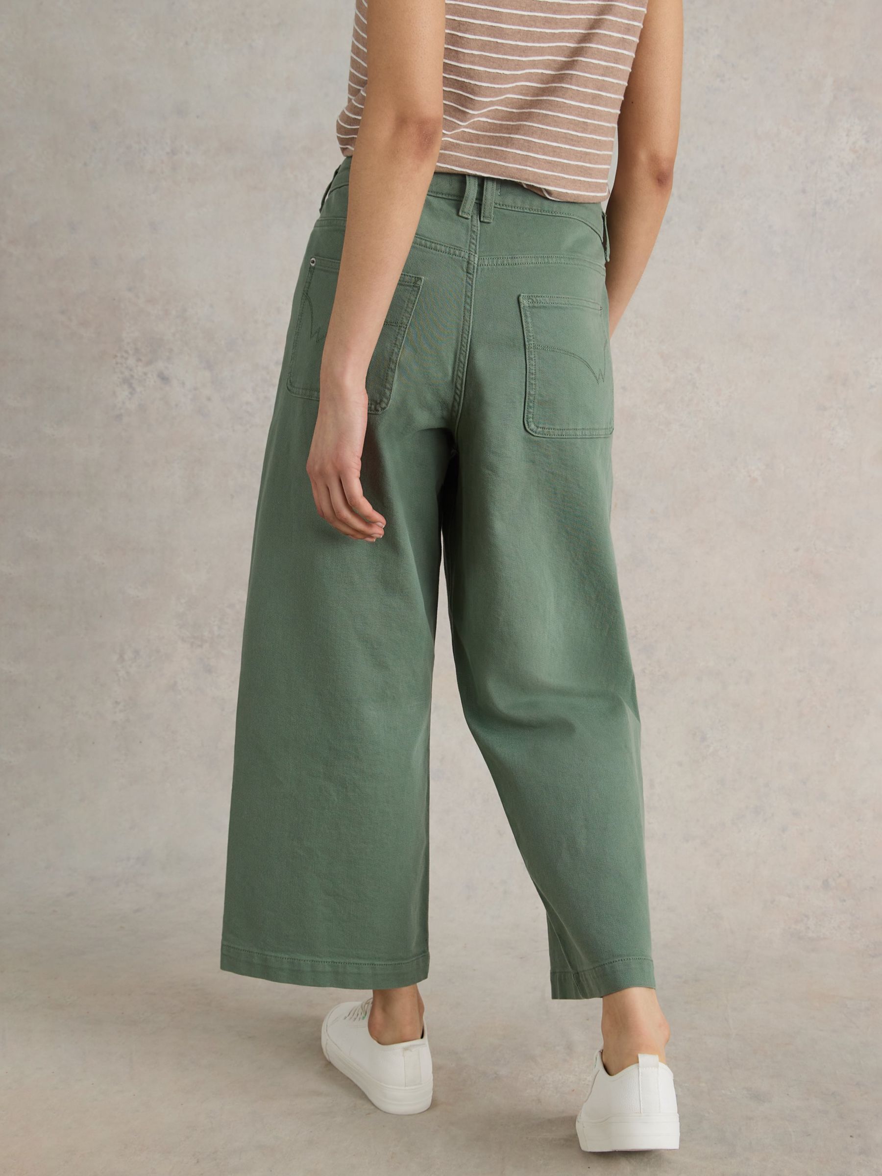 Buy White Stuff Tia Wide Leg Cropped Jeans Online at johnlewis.com