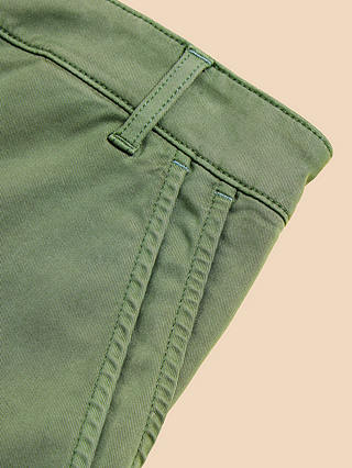 White Stuff Everleigh Cargo Shorts, Mid Green