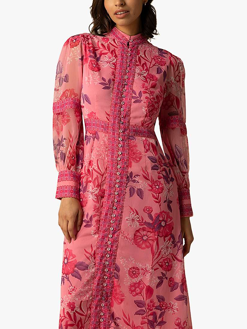Buy Raishma Aspen Floral Bishop Sleeve Maxi Dress Online at johnlewis.com