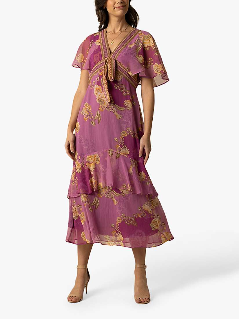 Buy Raishma Katie Floral Midi Dress Online at johnlewis.com