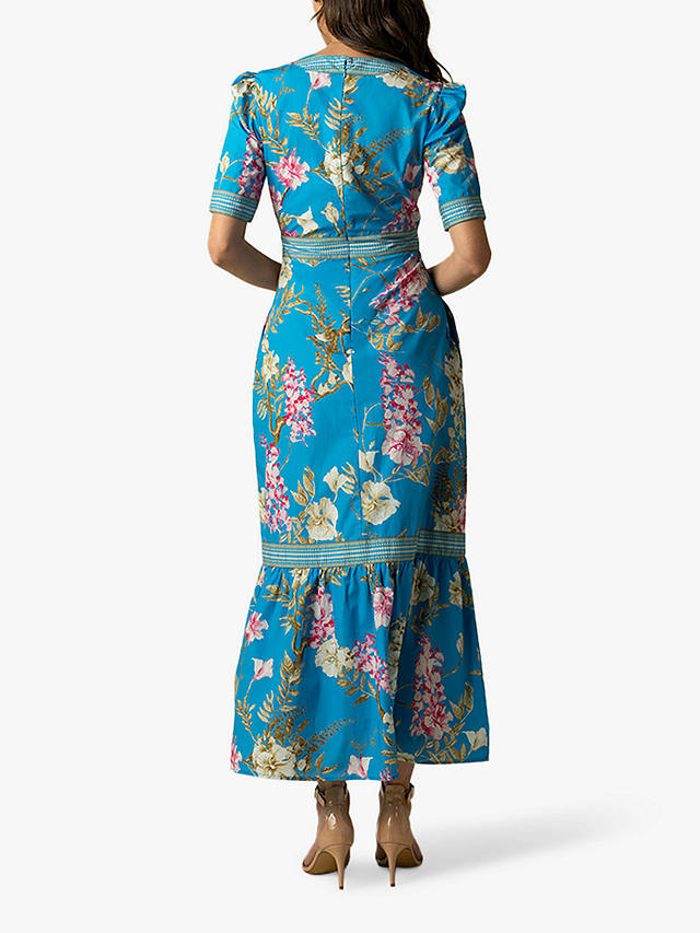 Raishma Darcie Floral Maxi Dress, Blue