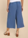 White Stuff Lisette Ecovero Culottes, Mid Blue