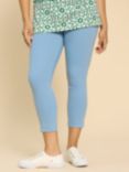 White Stuff Janey Cropped Jeggings, Mid Blue