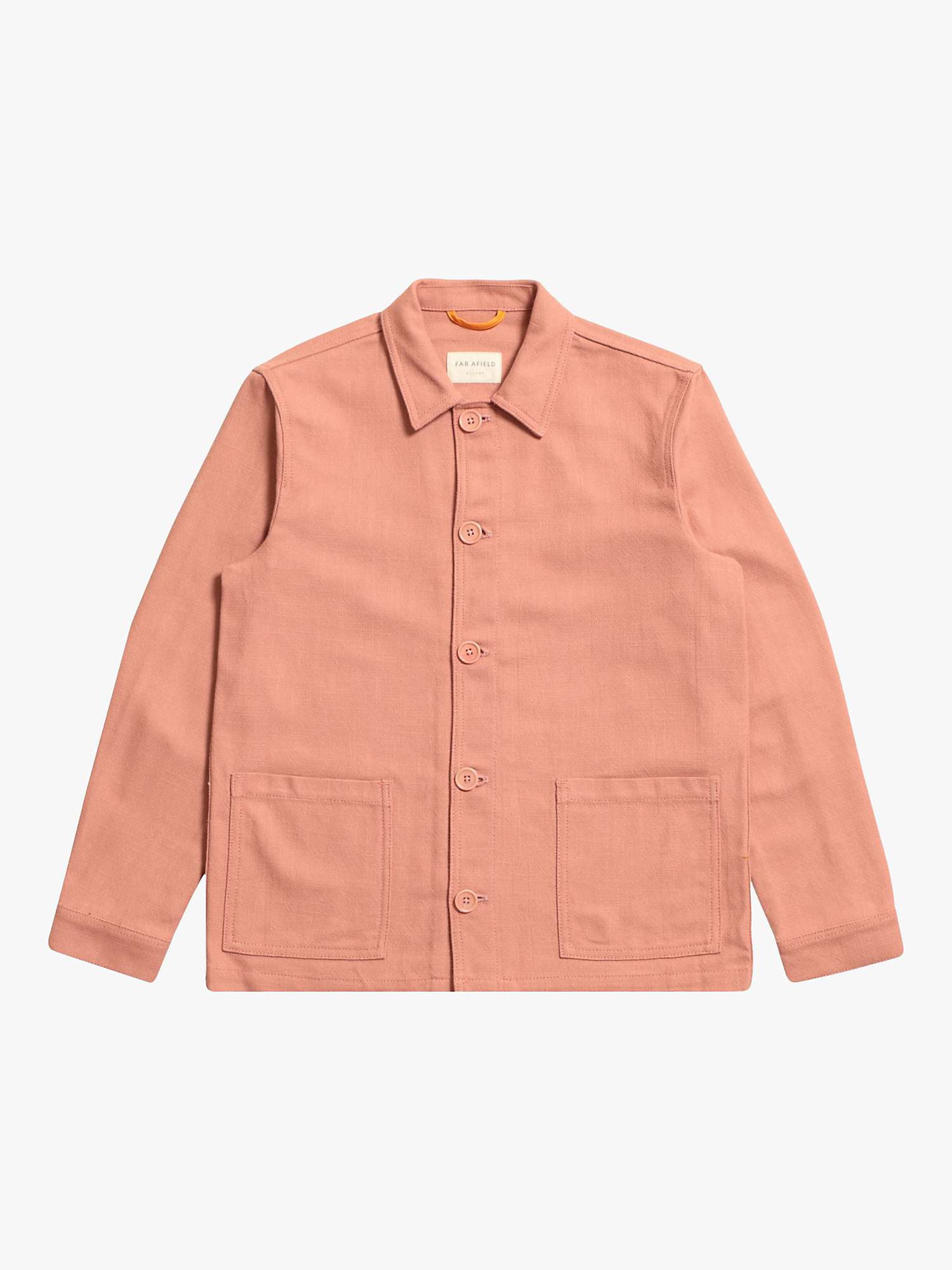Buy Far Afield Bisset Long Sleeve Jacket, Mahogany Pink Online at johnlewis.com