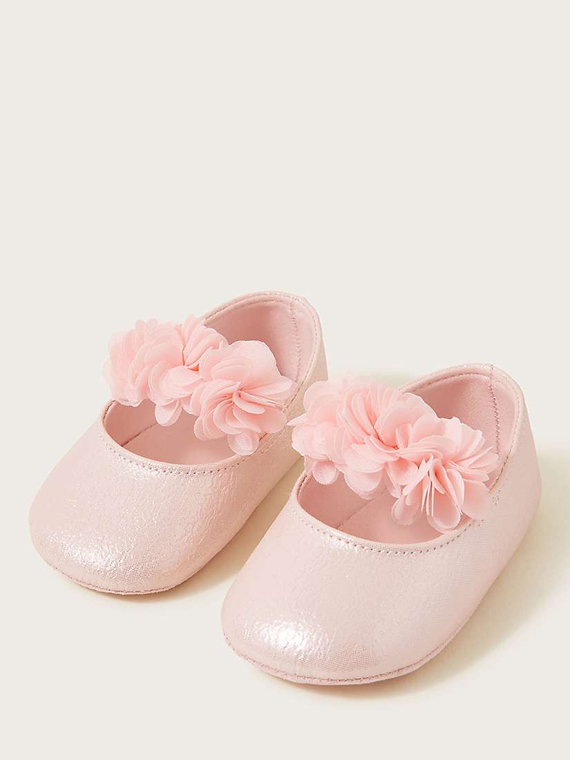 Buy Monsoon Baby Corsage Bootie and Bando Set, Pink Online at johnlewis.com
