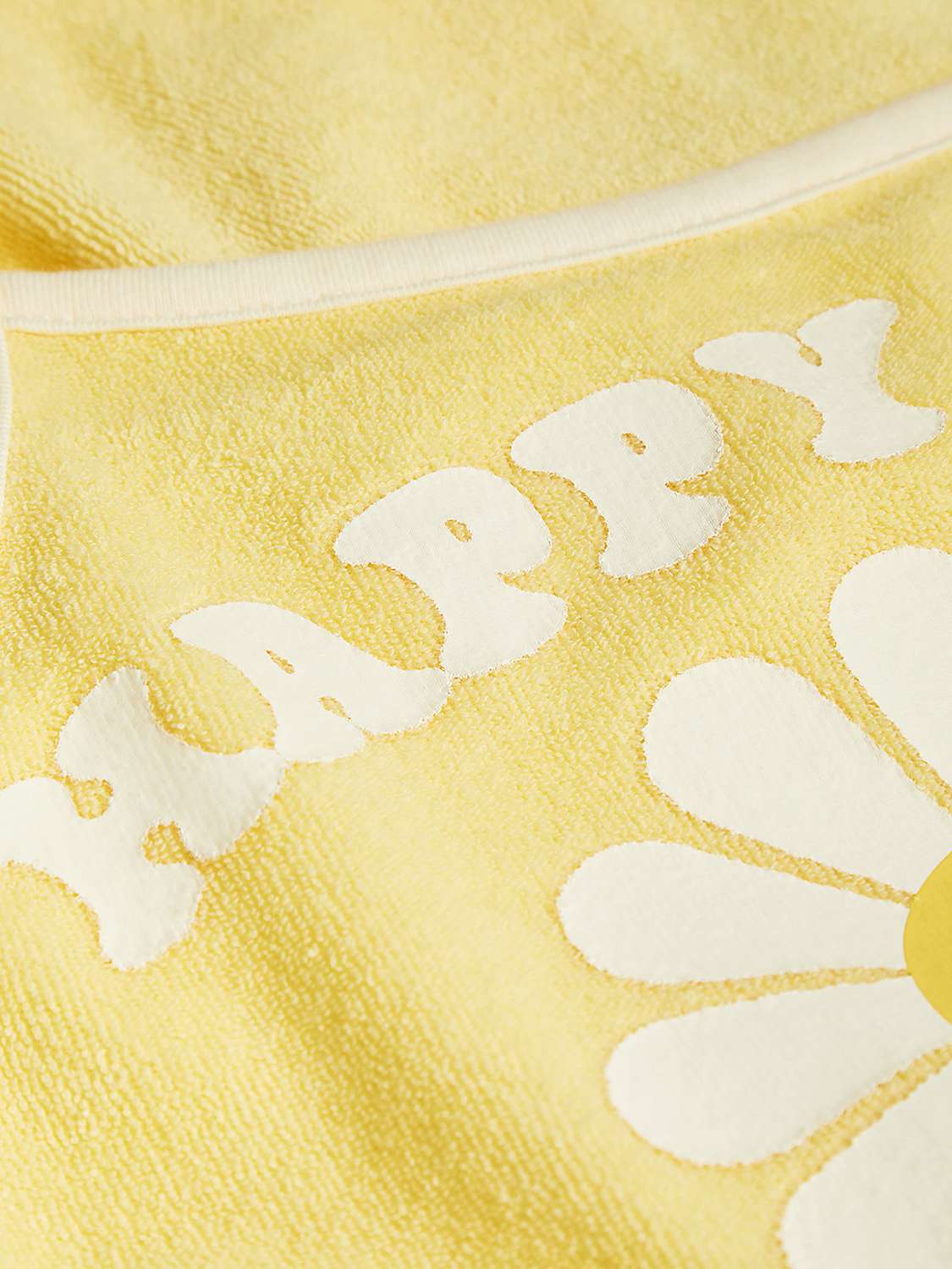 Buy Monsoon Kids' Happy Days Towelling Playsuit, Yellow Online at johnlewis.com
