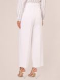 Adrianna Papell Belted Wide Leg Trousers, White
