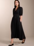 Baukjen Tia Midi Dress, Caviar Black, Caviar Black