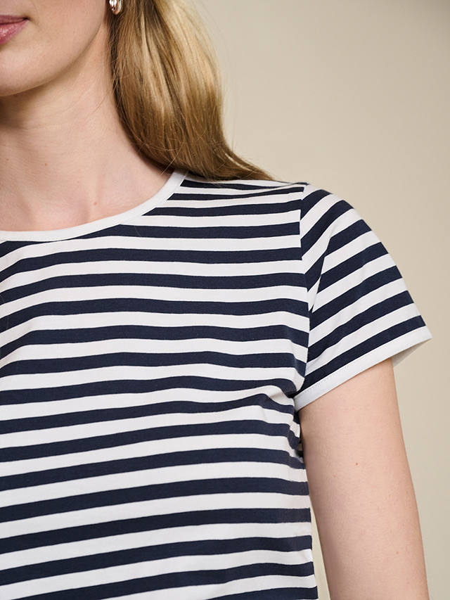 Baukjen Essentials Striped T-Shirt, White/Navy