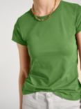 Baukjen Slim Organic Cotton Blend T-Shirt, Grass Green