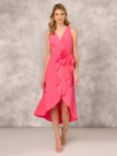 Aidan Mattox by Adrianna Papell Stretch Taffeta Midi Dress, Petunia