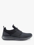 Hotter Keswick Sports Inspired Casual Shoes, Black-wn