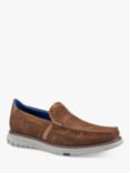 Hotter Starboard Suede Slip-On Loafers, Tan