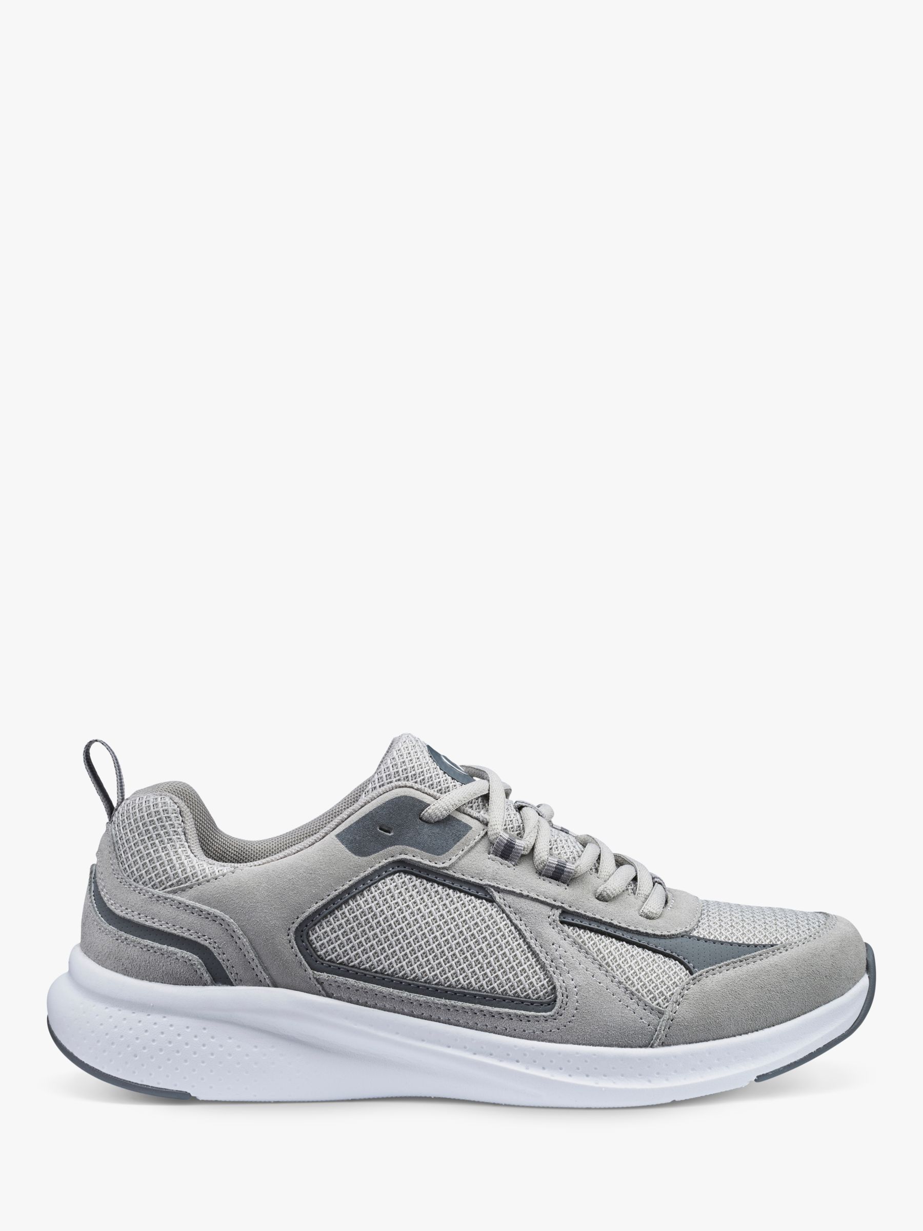 Hotter Success Retro Inspired Trainers, Light Grey, 11