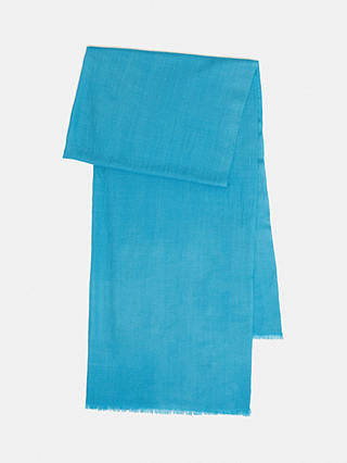 Jigsaw Wool Silk Pashmina, Blue