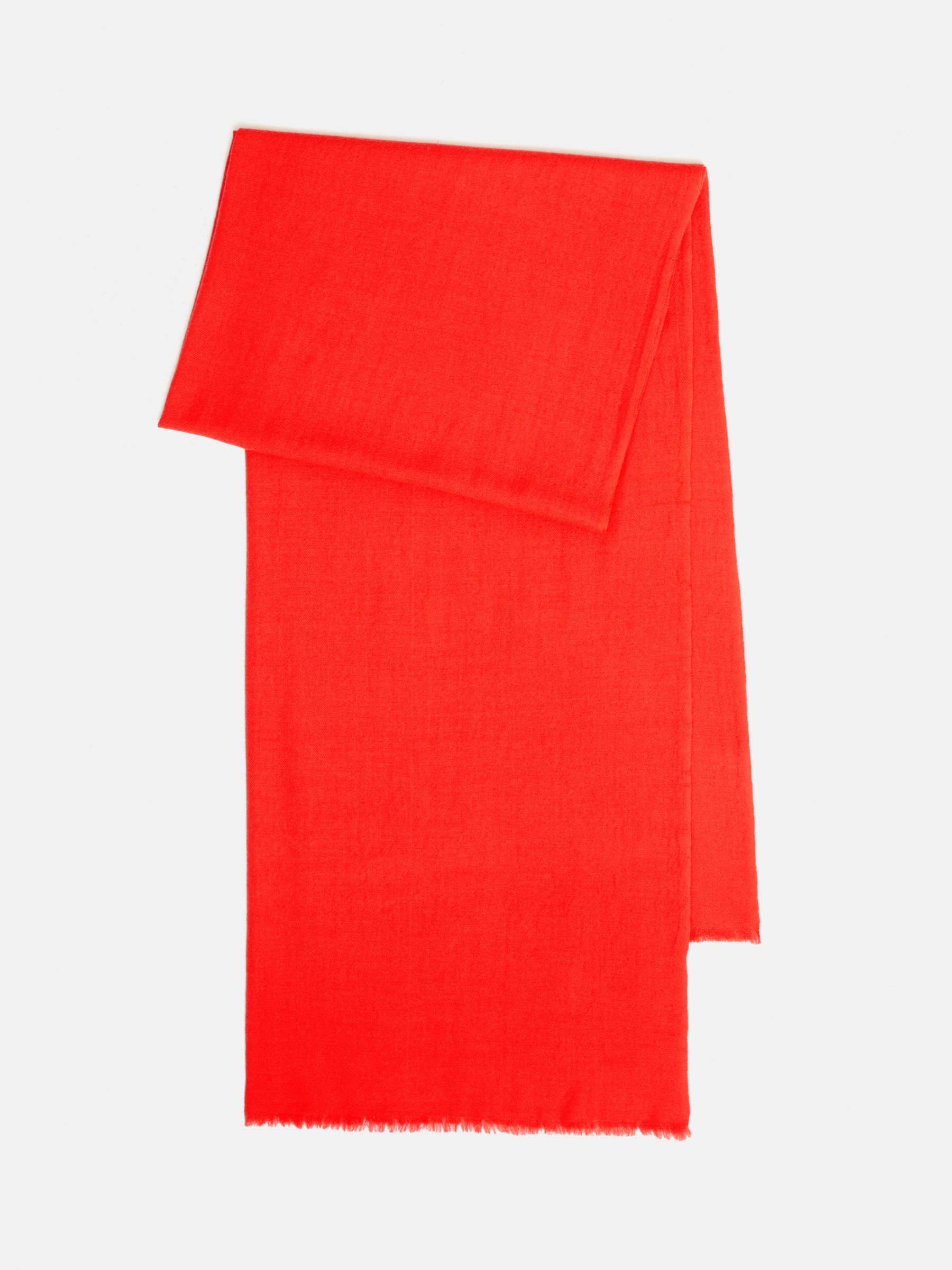 Jigsaw Wool Silk Pashmina, Coral, One Size